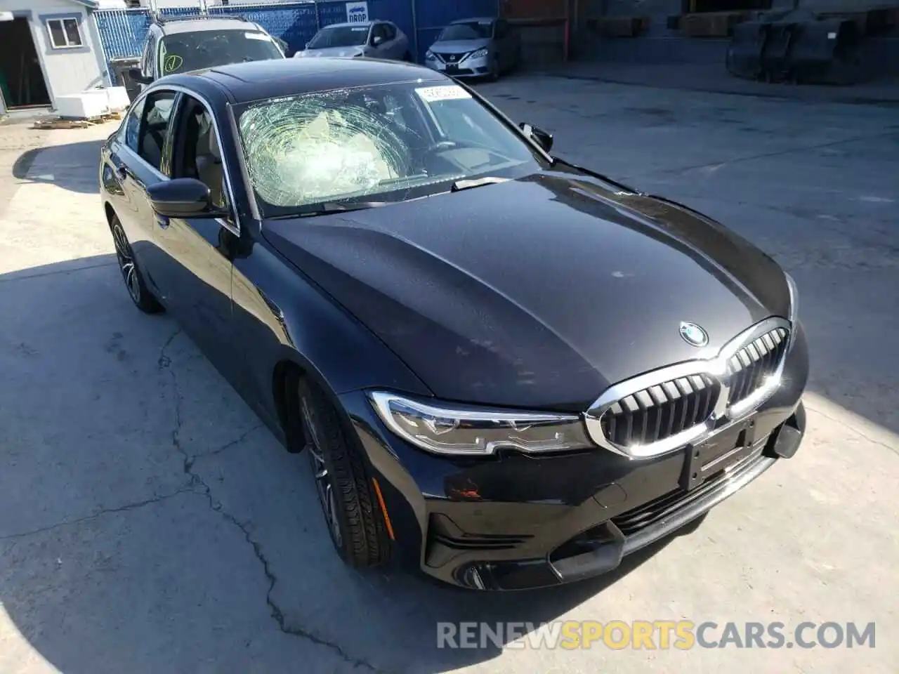 1 Photograph of a damaged car 3MW5R1J07M8B85298 BMW 3 SERIES 2021