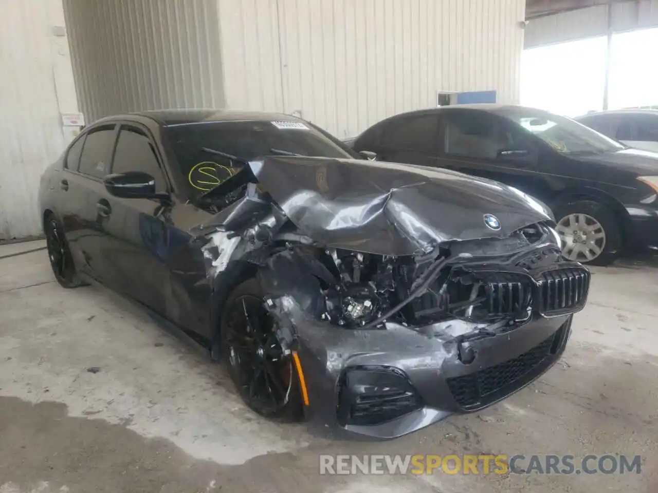 1 Photograph of a damaged car 3MW5R1J07M8B89805 BMW 3 SERIES 2021