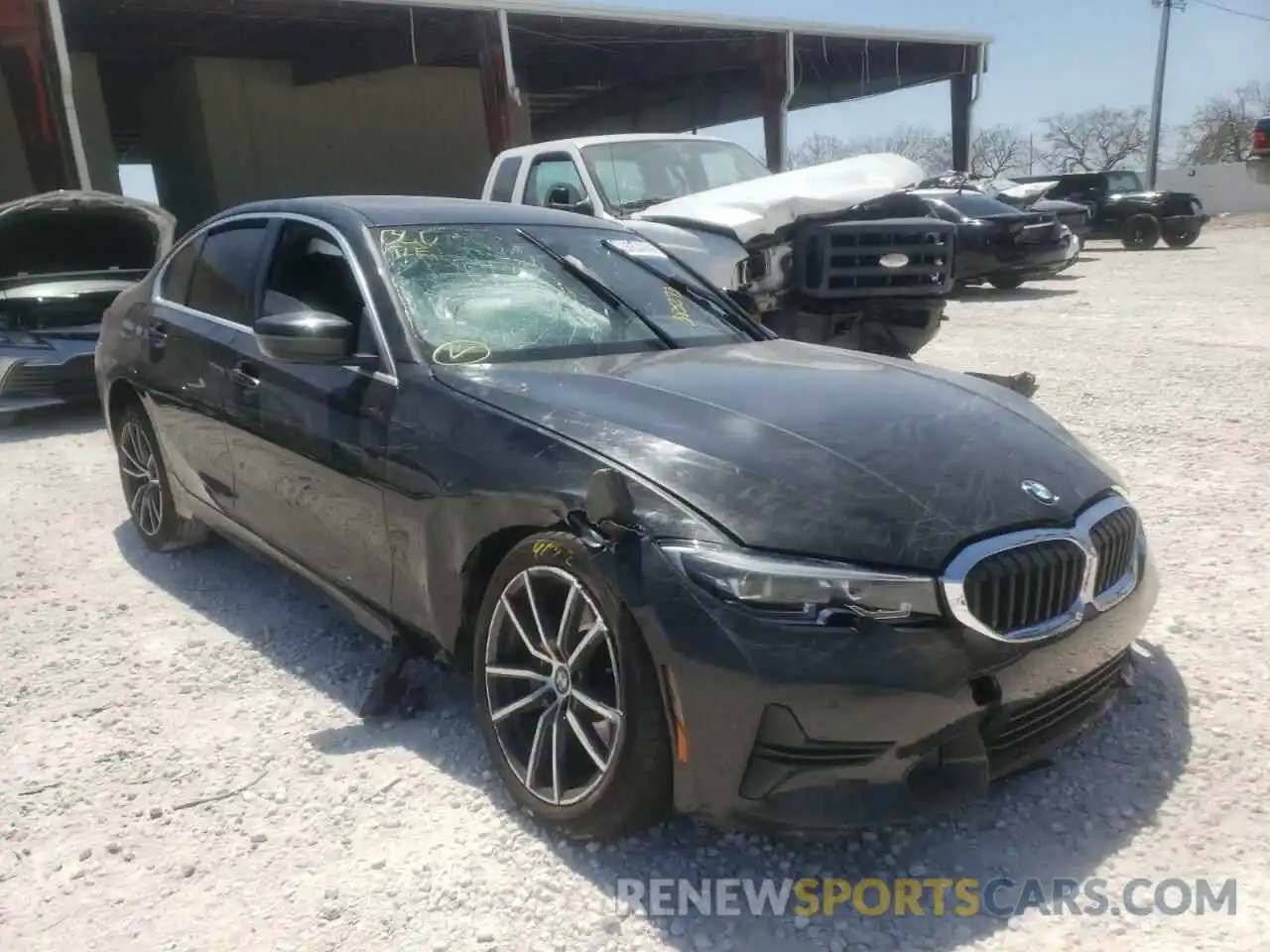 1 Photograph of a damaged car 3MW5R1J07M8C07977 BMW 3 SERIES 2021