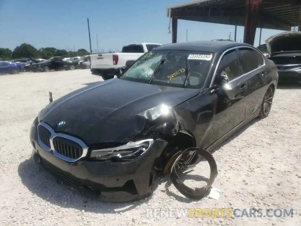 2 Photograph of a damaged car 3MW5R1J07M8C07977 BMW 3 SERIES 2021