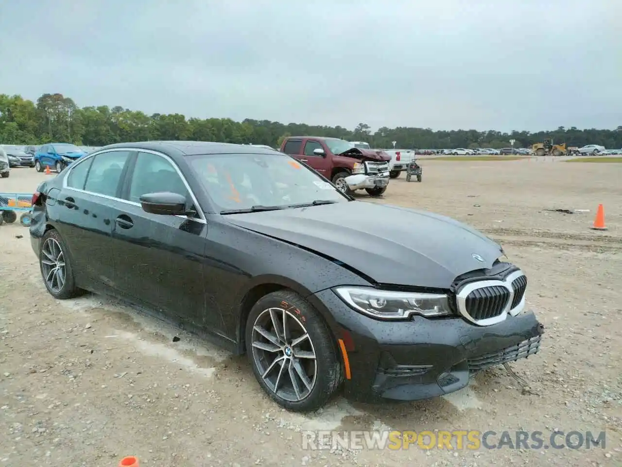 1 Photograph of a damaged car 3MW5R1J07M8C11303 BMW 3 SERIES 2021