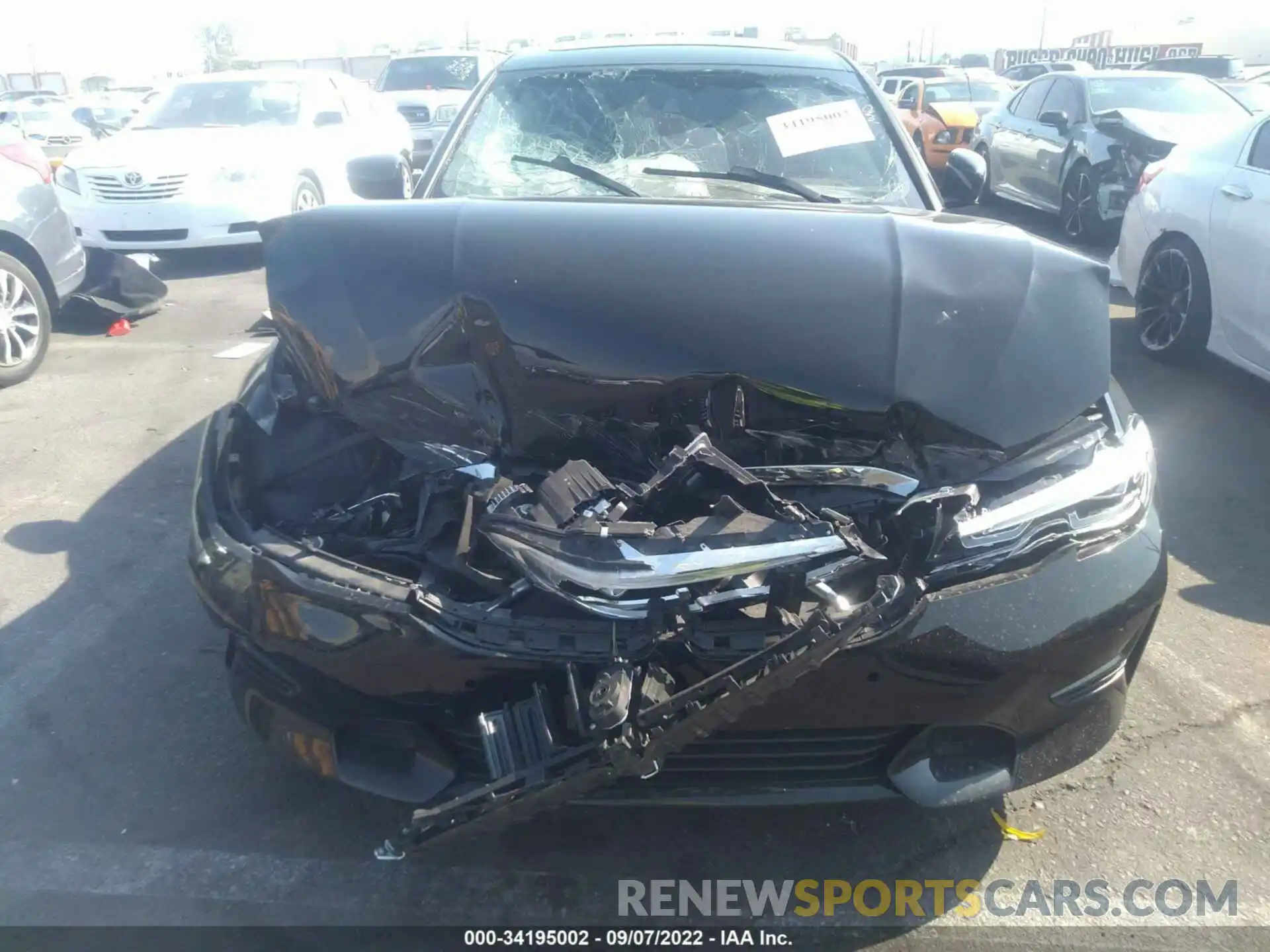 6 Photograph of a damaged car 3MW5R1J07M8C16470 BMW 3 SERIES 2021