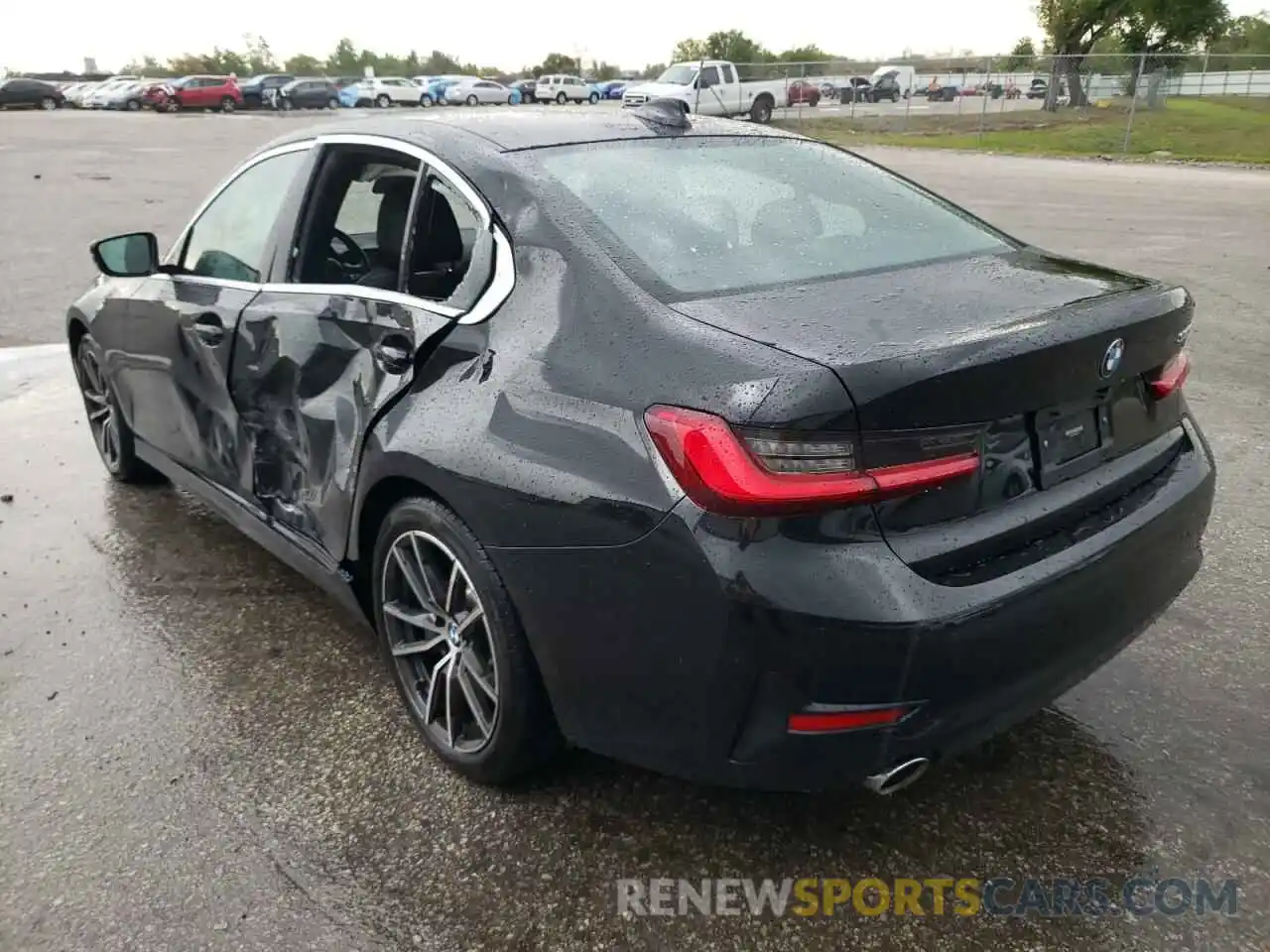 3 Photograph of a damaged car 3MW5R1J07M8C18154 BMW 3 SERIES 2021