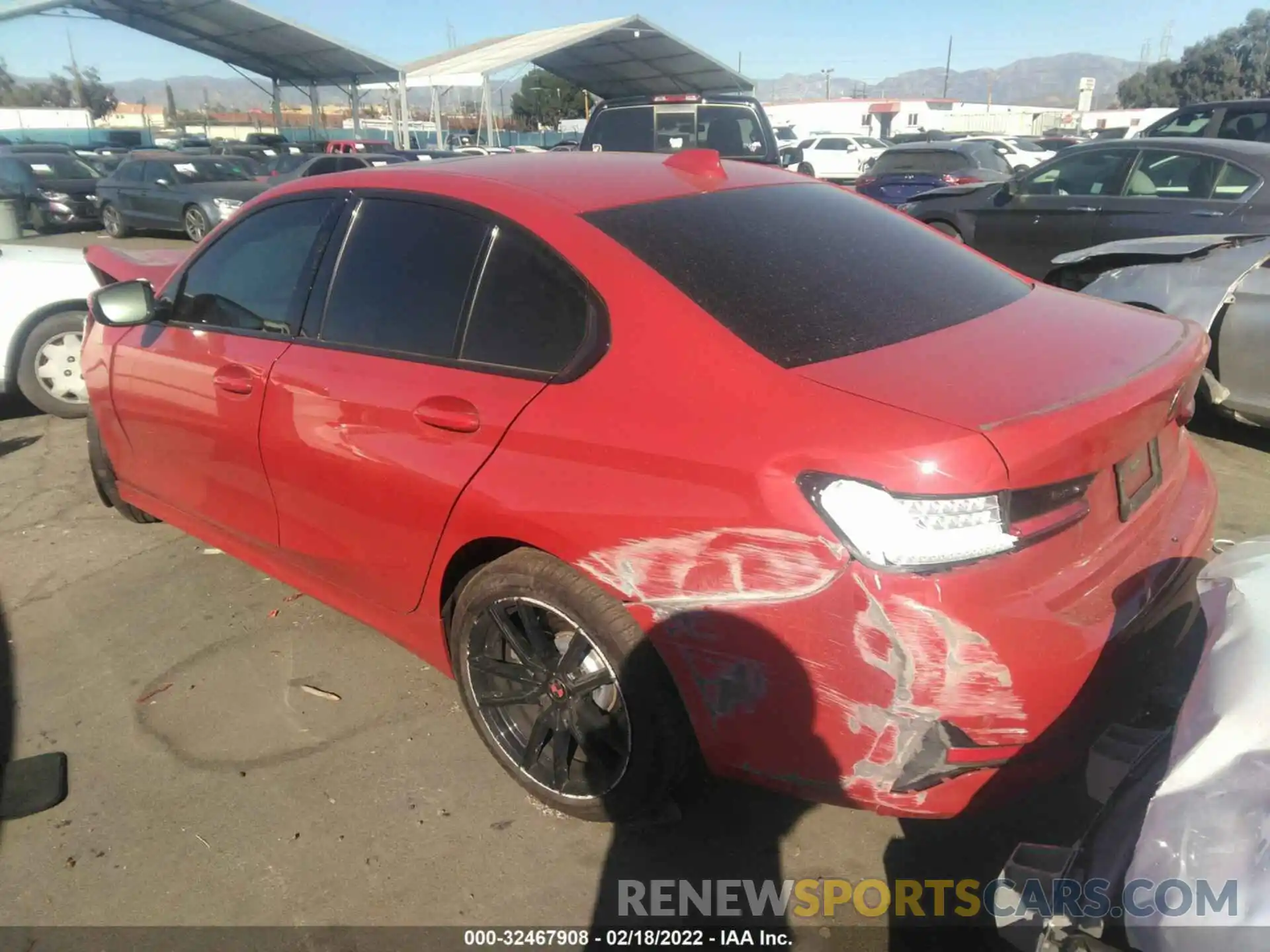 3 Photograph of a damaged car 3MW5R1J08M8B47997 BMW 3 SERIES 2021