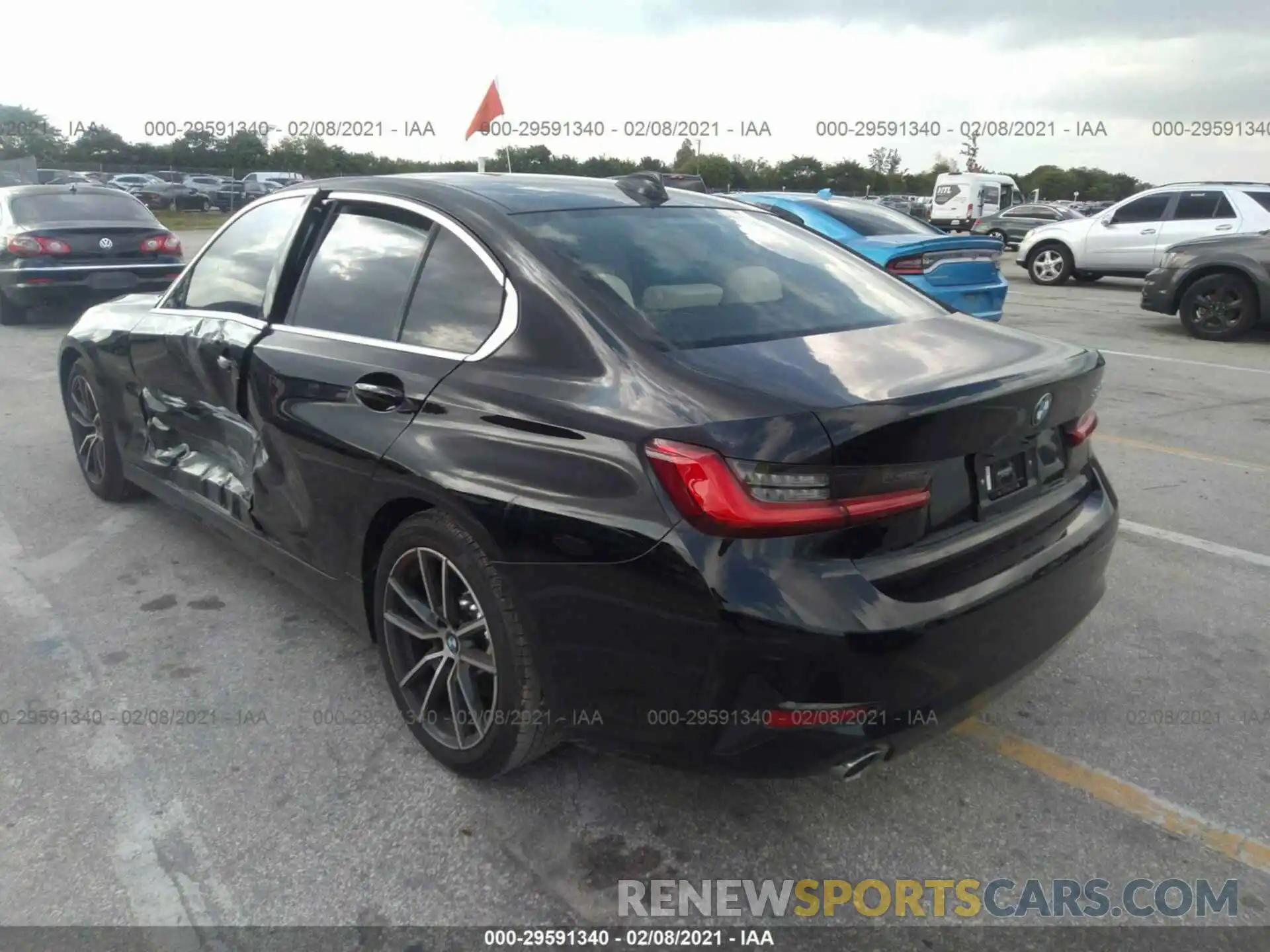 3 Photograph of a damaged car 3MW5R1J08M8B60541 BMW 3 SERIES 2021