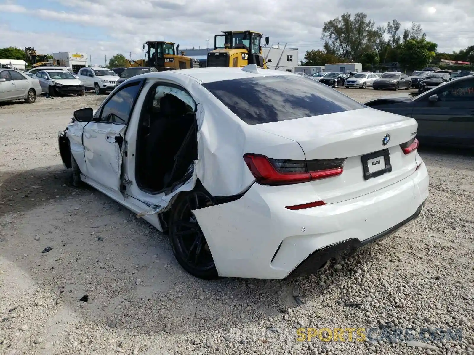 3 Photograph of a damaged car 3MW5R1J08M8B66601 BMW 3 SERIES 2021