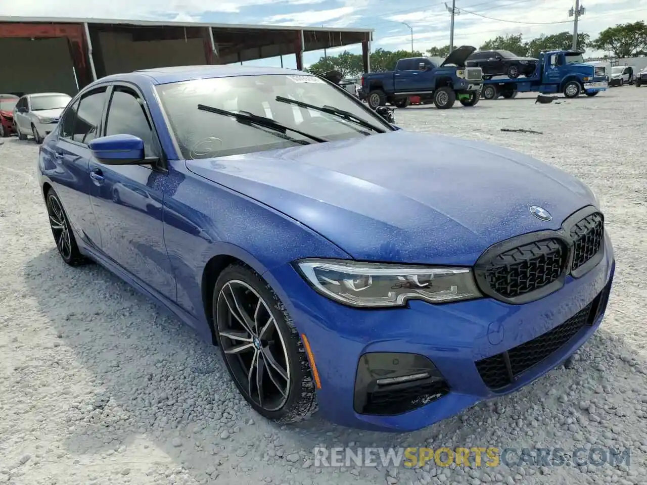 1 Photograph of a damaged car 3MW5R1J08M8B72723 BMW 3 SERIES 2021