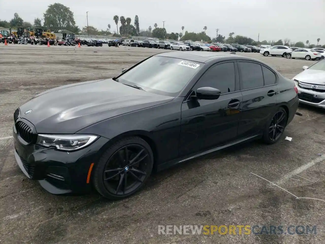 1 Photograph of a damaged car 3MW5R1J08M8B86931 BMW 3 SERIES 2021