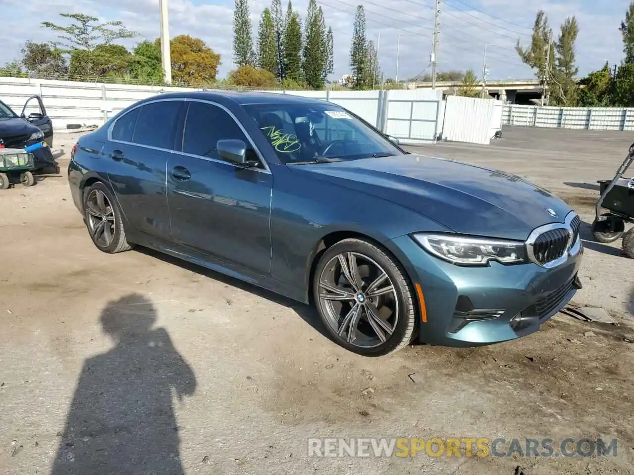 4 Фотография поврежденного автомобиля 3MW5R1J08M8B92440 BMW 3 SERIES 2021