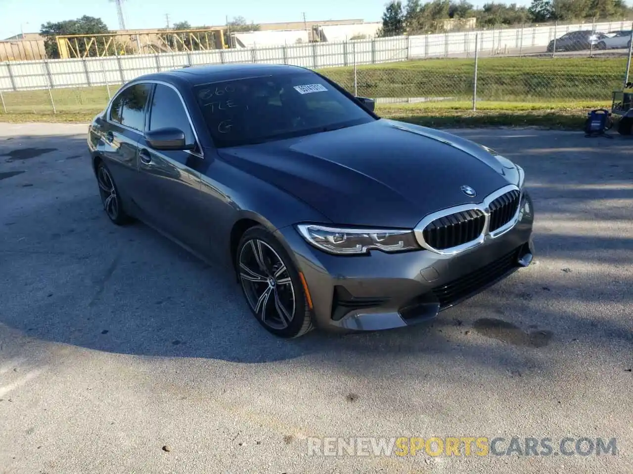 1 Photograph of a damaged car 3MW5R1J08M8B93295 BMW 3 SERIES 2021