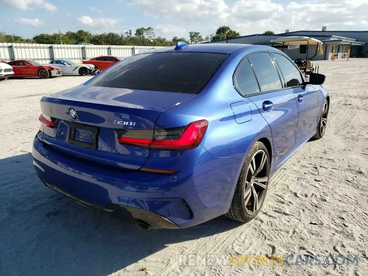 4 Photograph of a damaged car 3MW5R1J08M8B98285 BMW 3 SERIES 2021