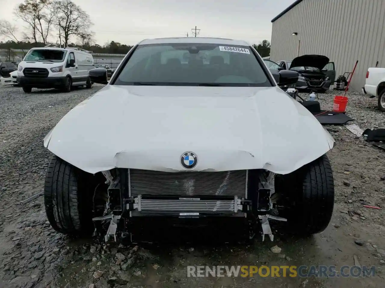 5 Photograph of a damaged car 3MW5R1J08M8B99873 BMW 3 SERIES 2021