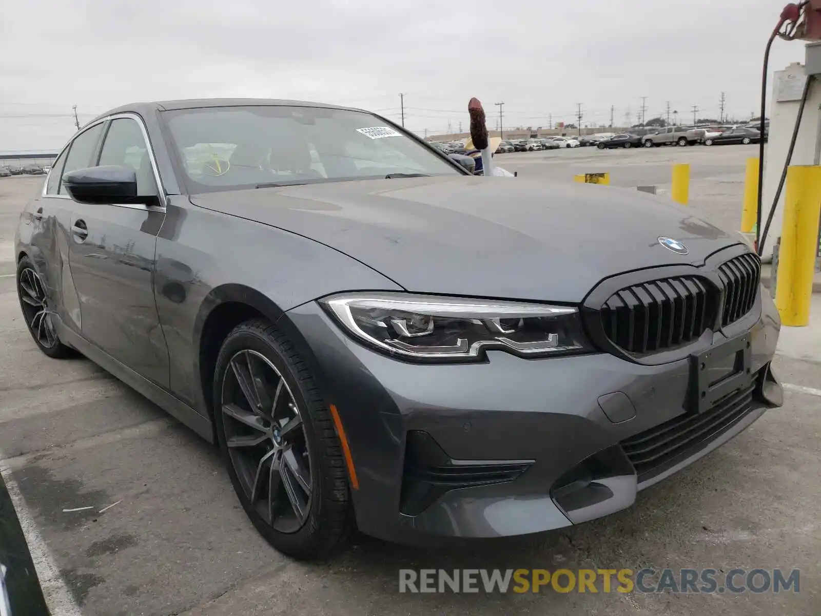 1 Photograph of a damaged car 3MW5R1J08M8C00309 BMW 3 SERIES 2021