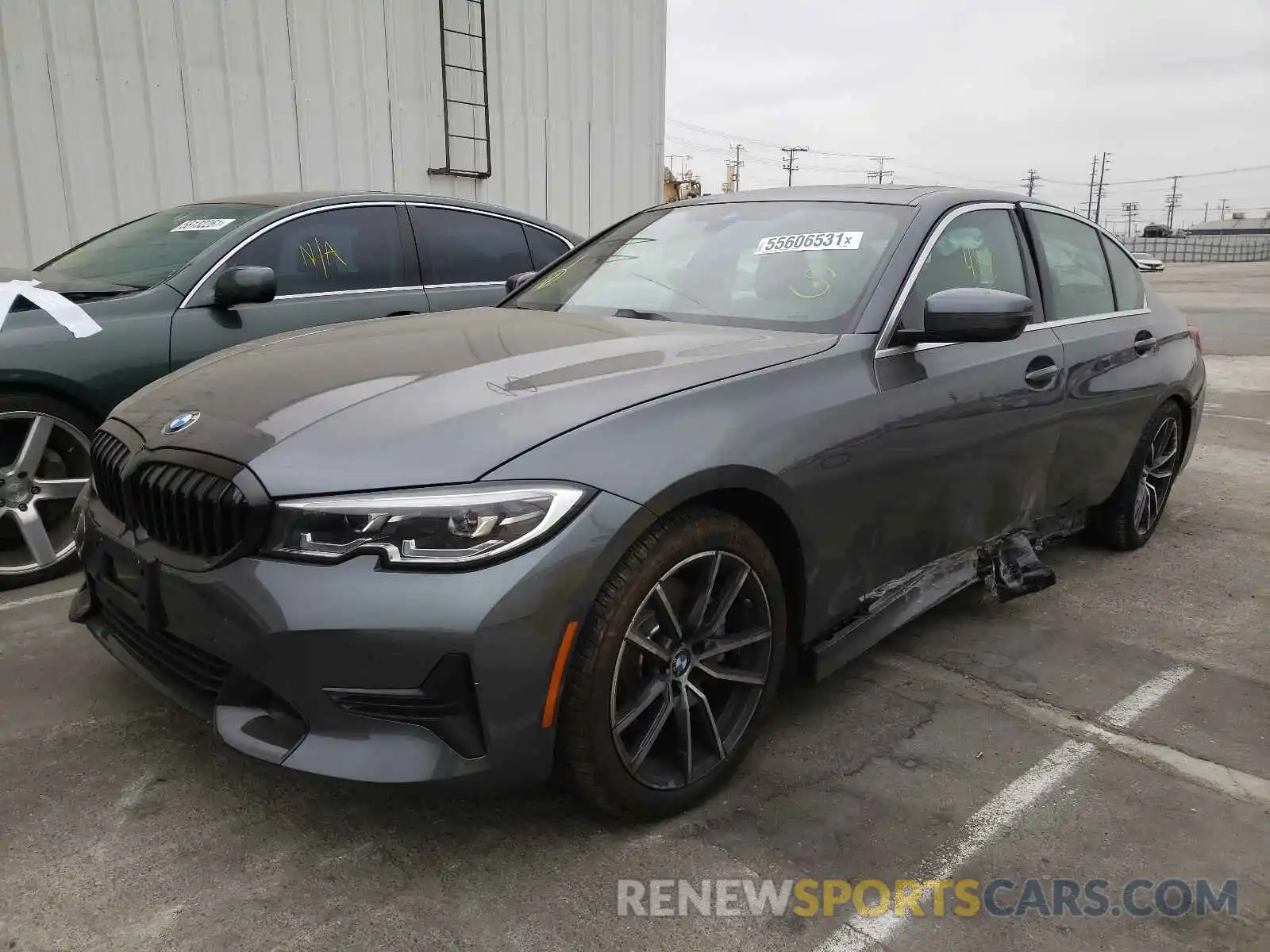 2 Photograph of a damaged car 3MW5R1J08M8C00309 BMW 3 SERIES 2021