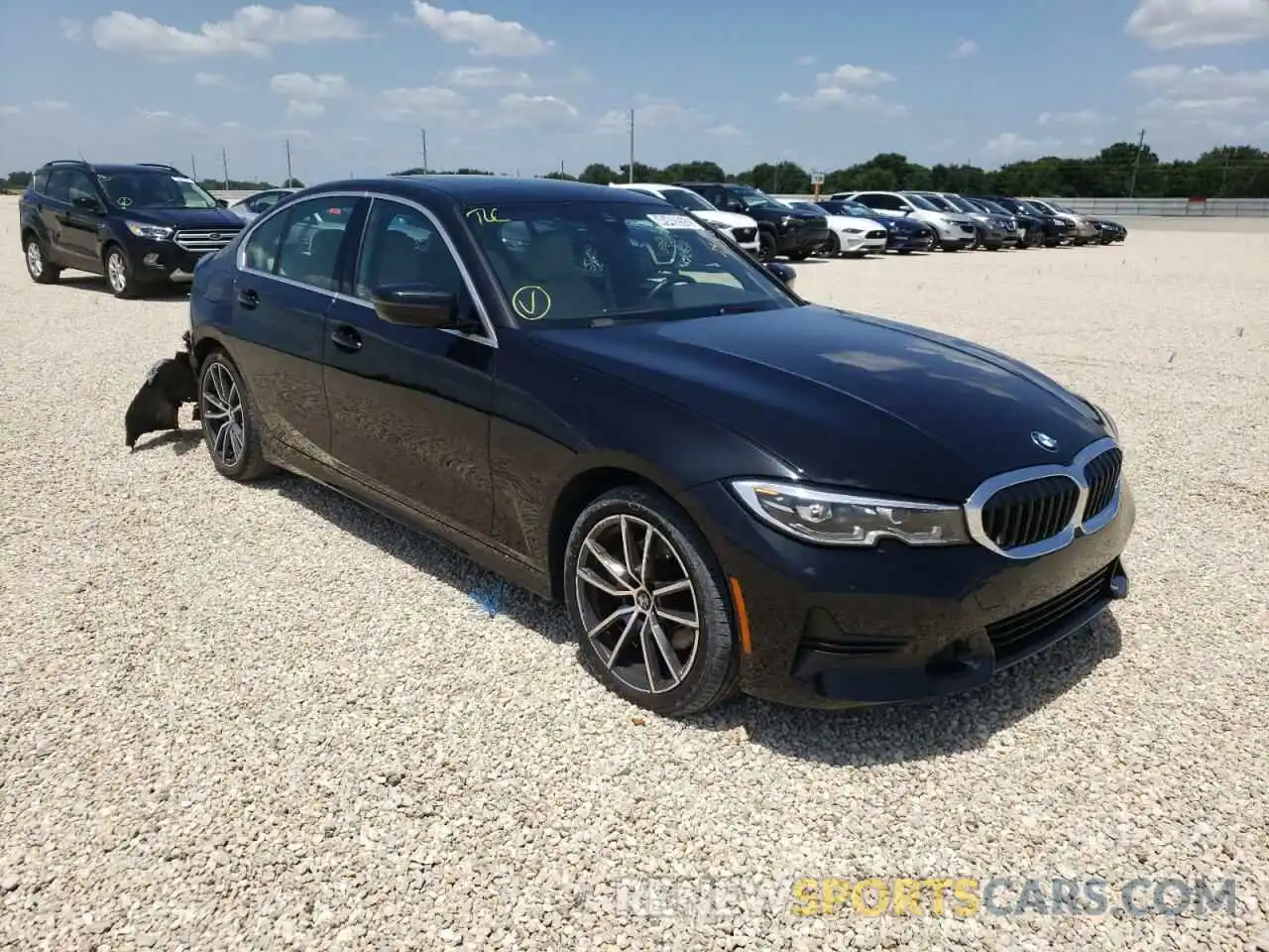 1 Photograph of a damaged car 3MW5R1J08M8C07373 BMW 3 SERIES 2021