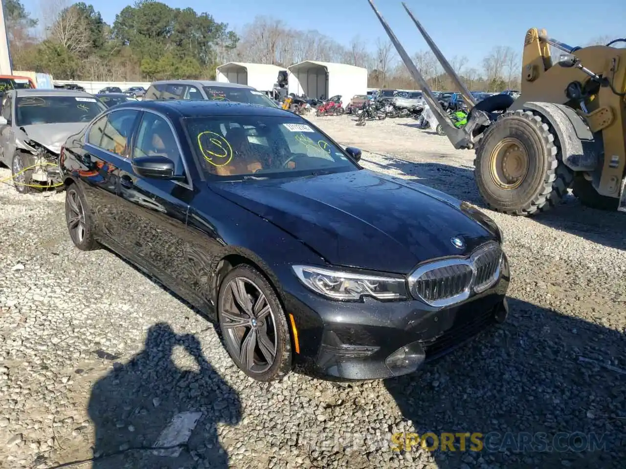 1 Photograph of a damaged car 3MW5R1J08M8C09446 BMW 3 SERIES 2021