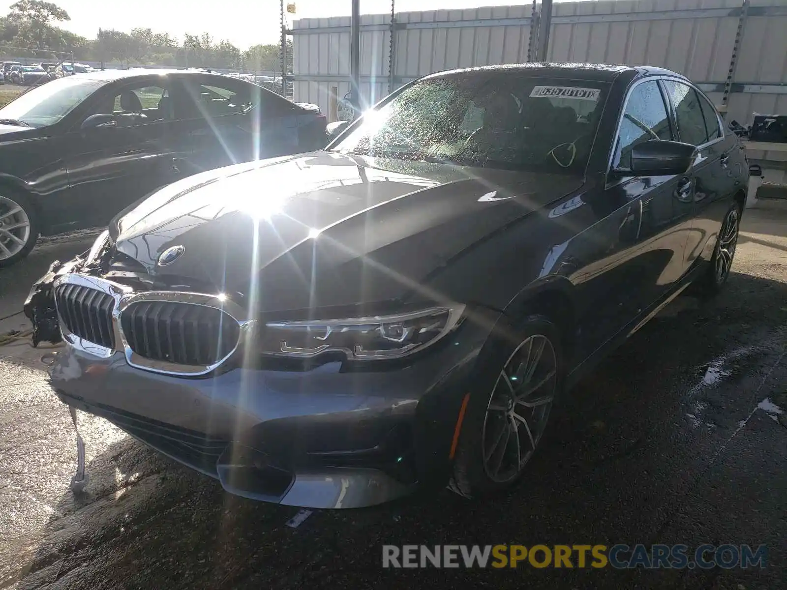 2 Photograph of a damaged car 3MW5R1J08M8C17434 BMW 3 SERIES 2021