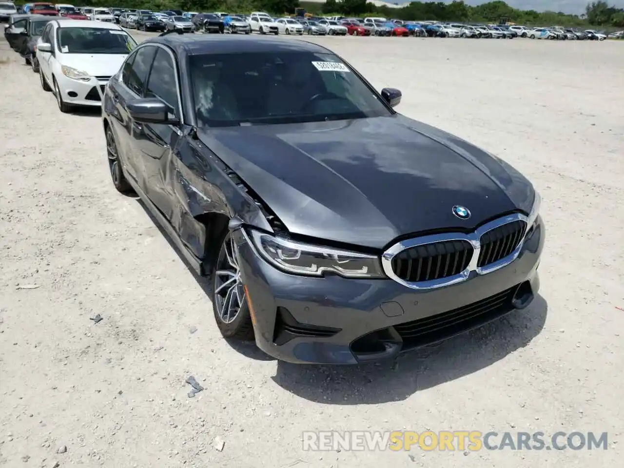 1 Photograph of a damaged car 3MW5R1J09M8B47958 BMW 3 SERIES 2021