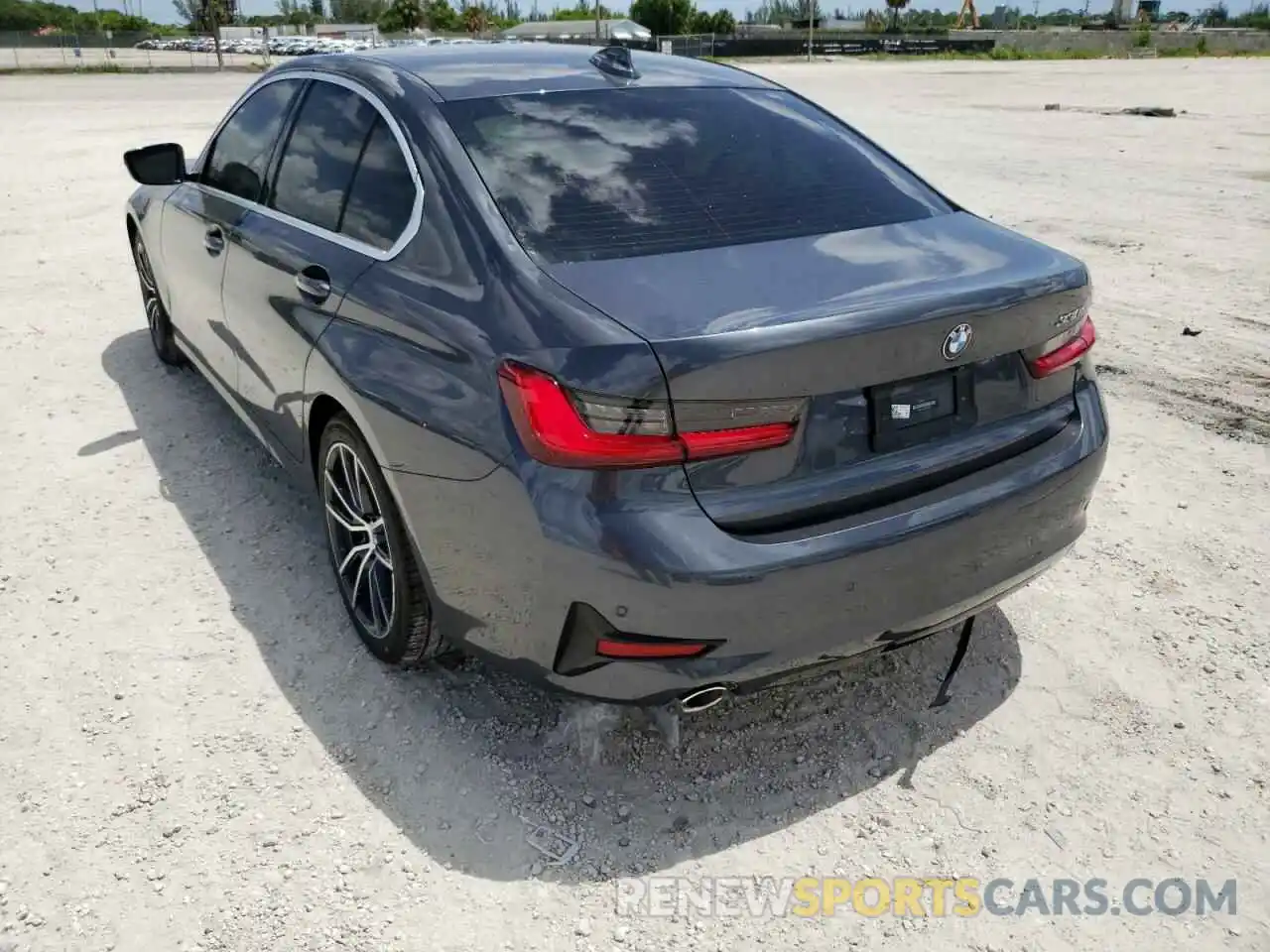 3 Photograph of a damaged car 3MW5R1J09M8B47958 BMW 3 SERIES 2021