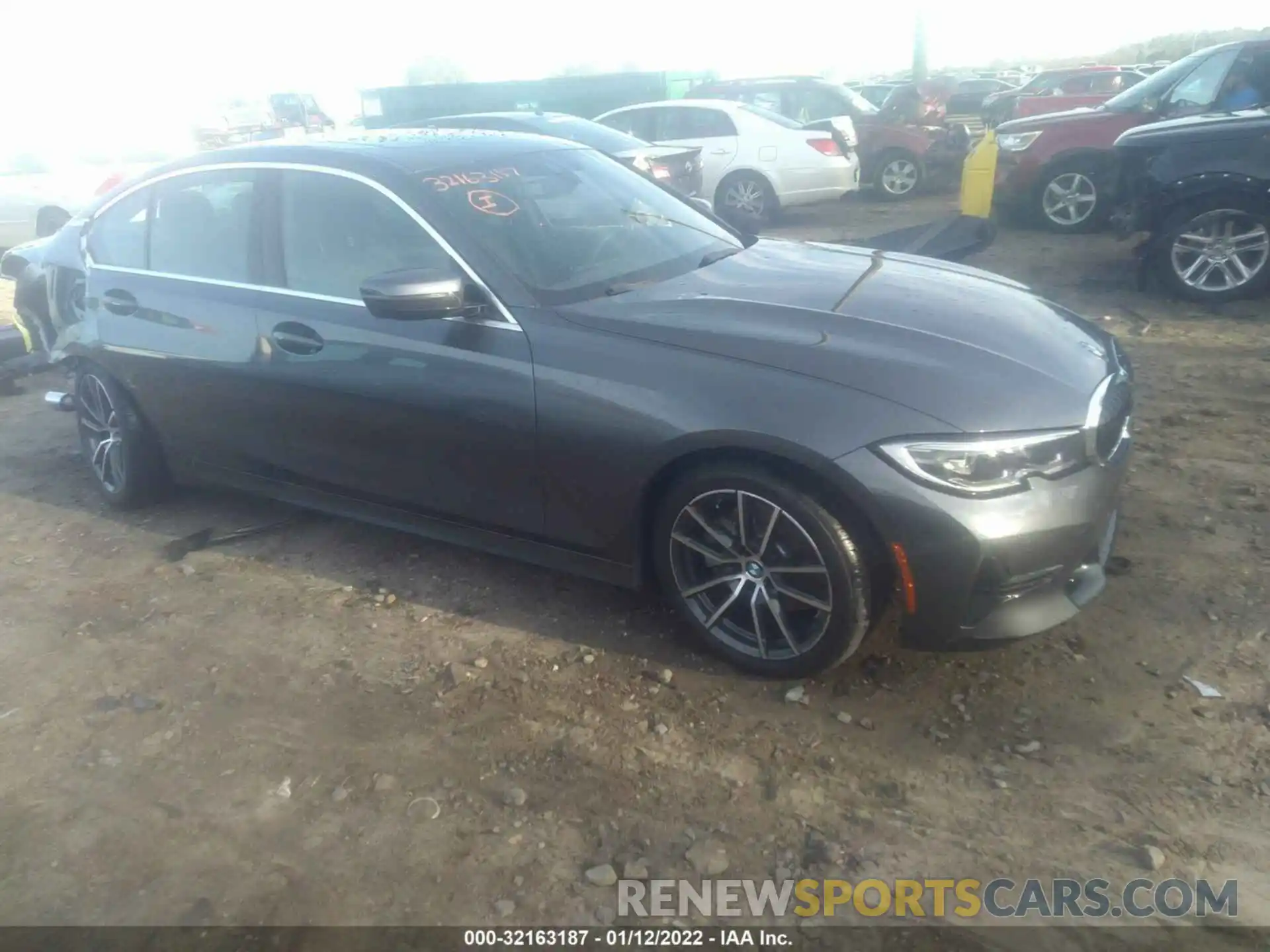 1 Photograph of a damaged car 3MW5R1J09M8B48107 BMW 3 SERIES 2021