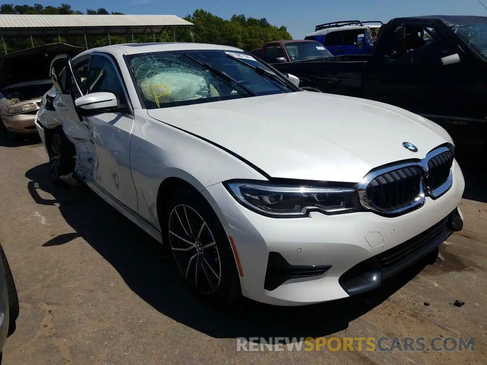 1 Photograph of a damaged car 3MW5R1J09M8B50827 BMW 3 SERIES 2021