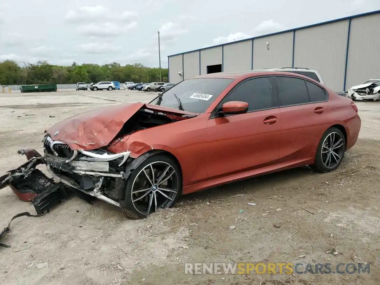 1 Photograph of a damaged car 3MW5R1J09M8B52545 BMW 3 SERIES 2021