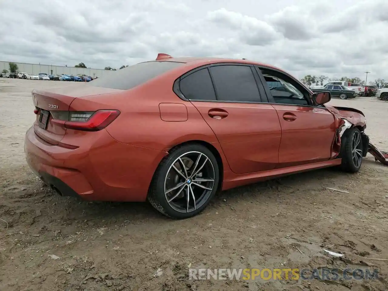 3 Photograph of a damaged car 3MW5R1J09M8B52545 BMW 3 SERIES 2021