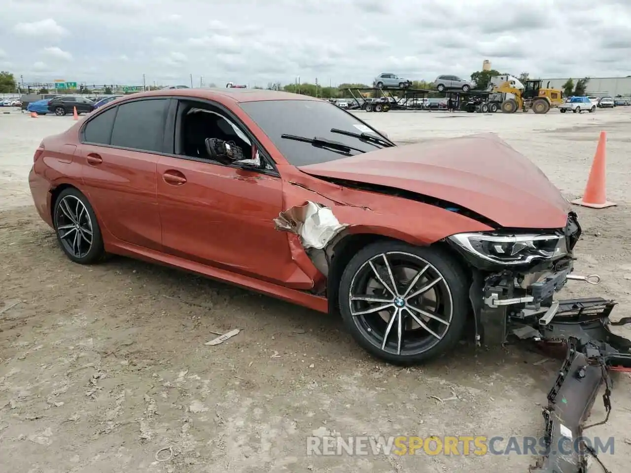 4 Photograph of a damaged car 3MW5R1J09M8B52545 BMW 3 SERIES 2021