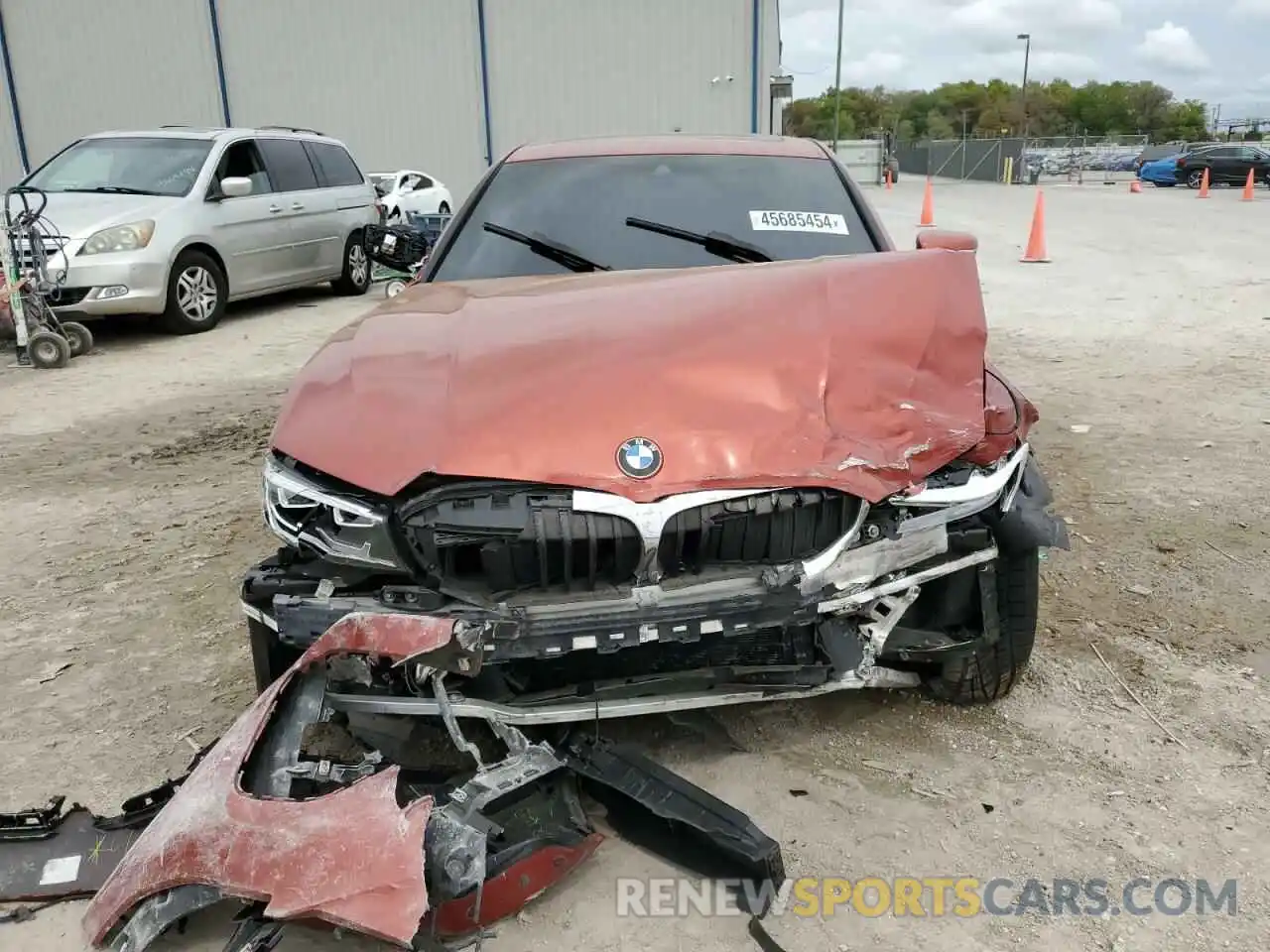 5 Photograph of a damaged car 3MW5R1J09M8B52545 BMW 3 SERIES 2021