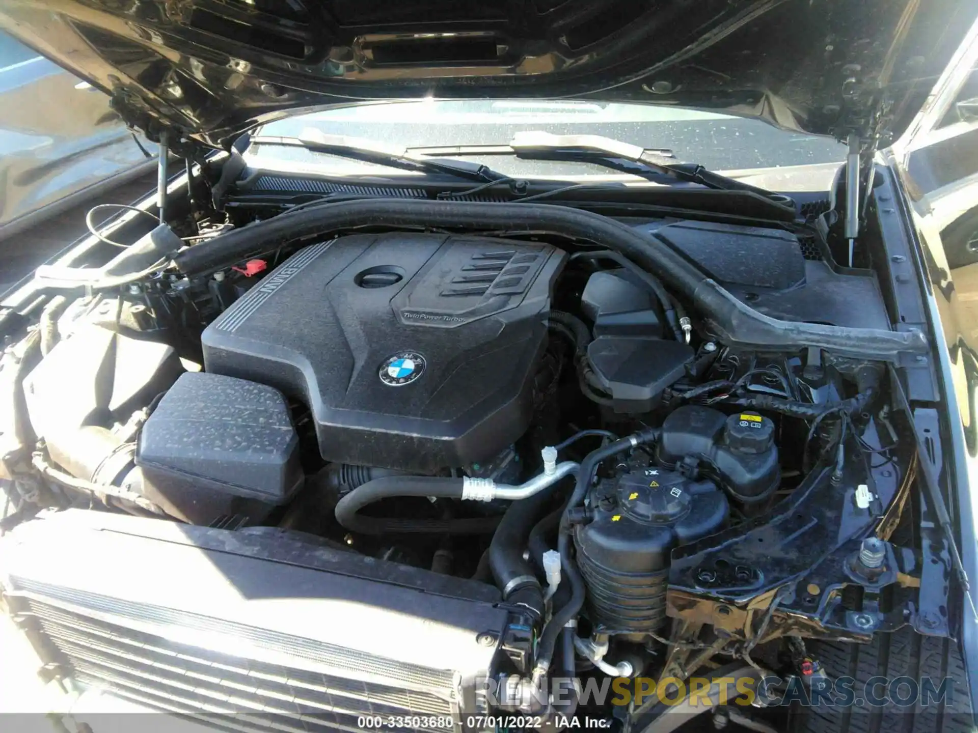 10 Фотография поврежденного автомобиля 3MW5R1J09M8B58524 BMW 3 SERIES 2021