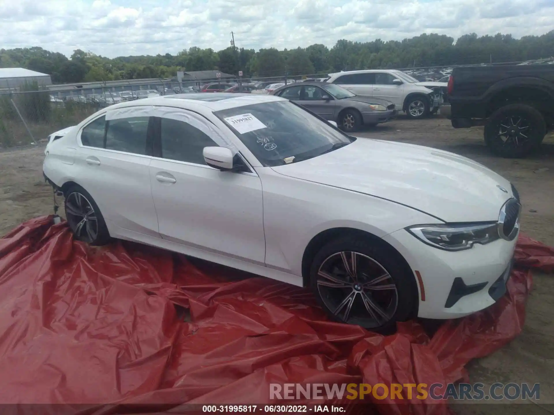 1 Photograph of a damaged car 3MW5R1J09M8B63724 BMW 3 SERIES 2021