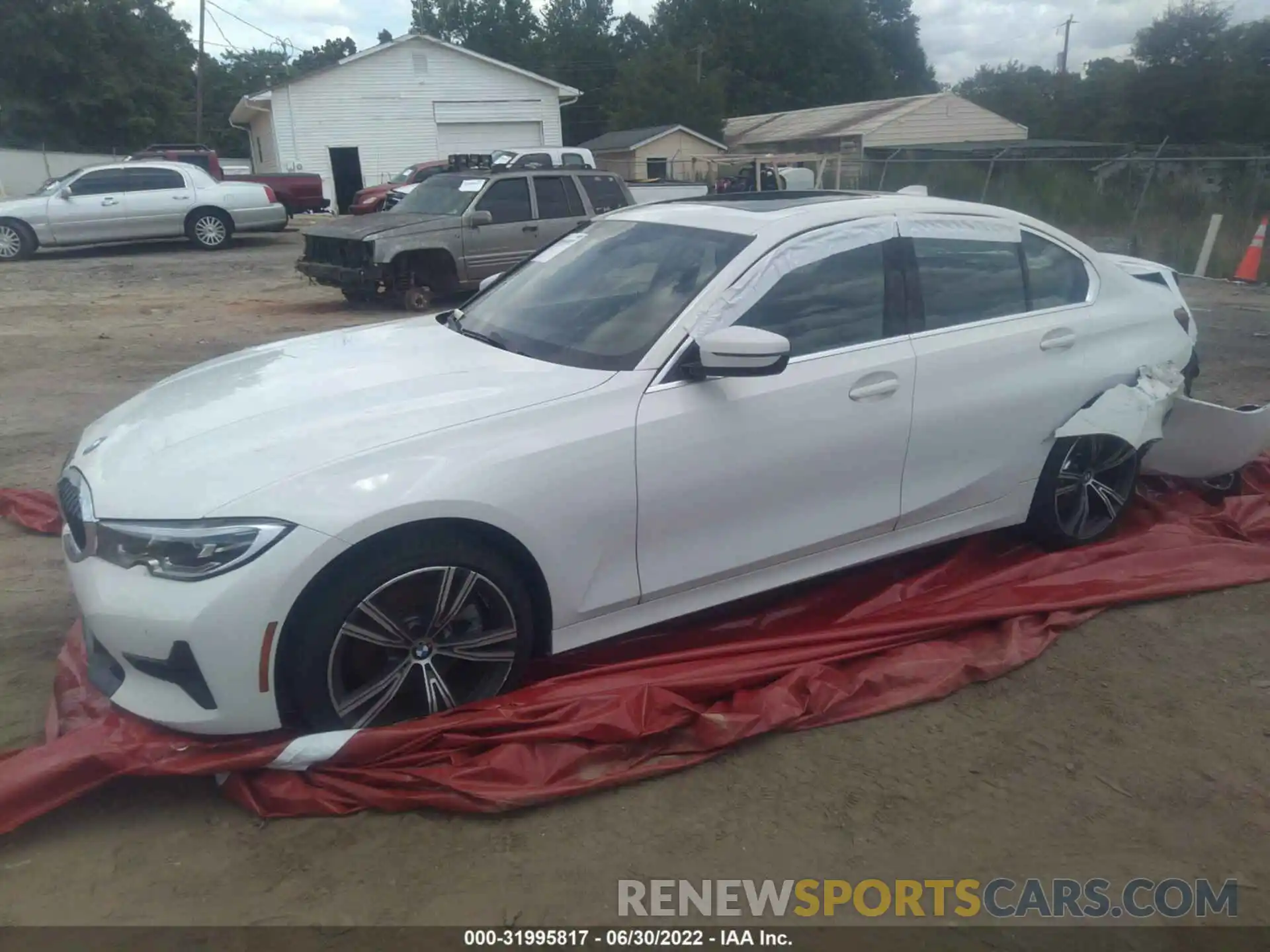 2 Photograph of a damaged car 3MW5R1J09M8B63724 BMW 3 SERIES 2021