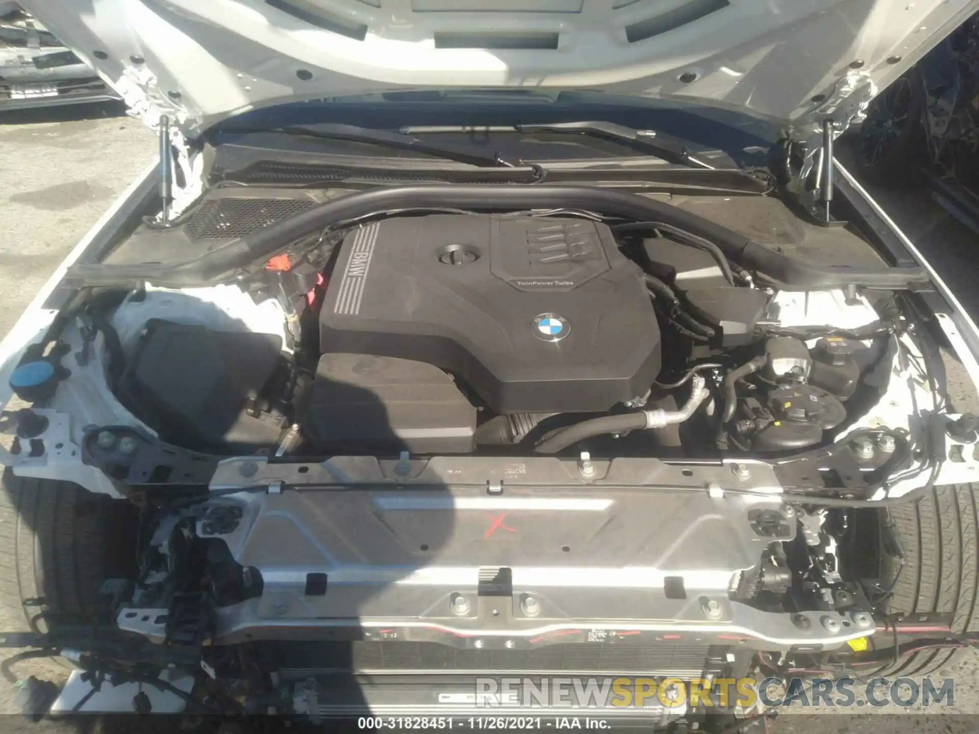 10 Фотография поврежденного автомобиля 3MW5R1J09M8B64209 BMW 3 SERIES 2021