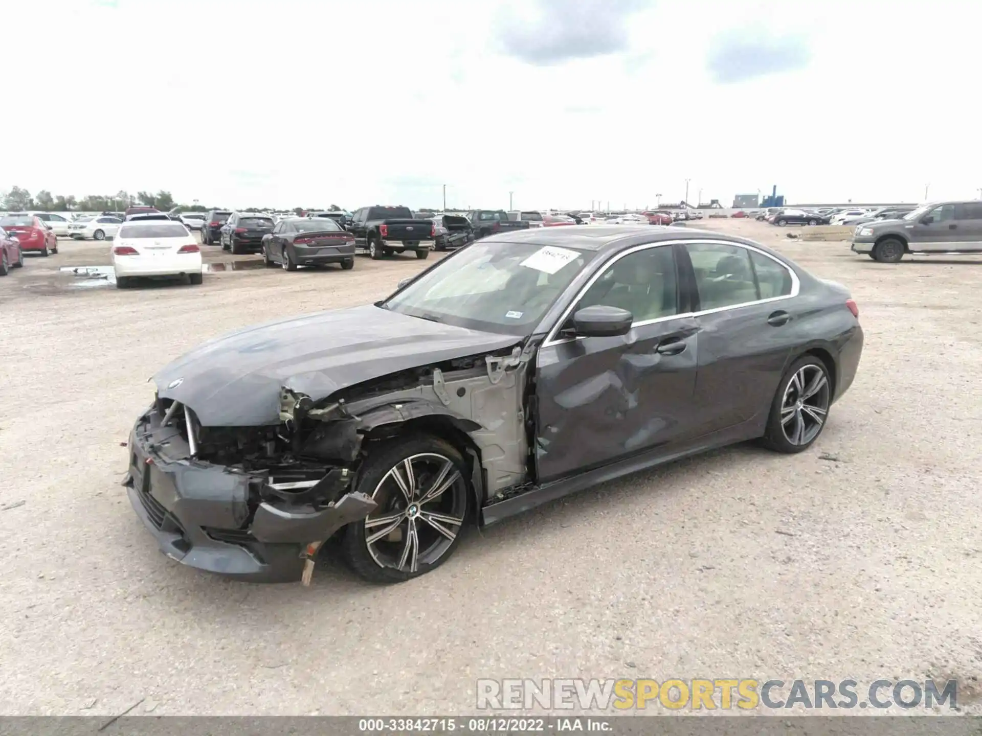 2 Photograph of a damaged car 3MW5R1J09M8B66736 BMW 3 SERIES 2021