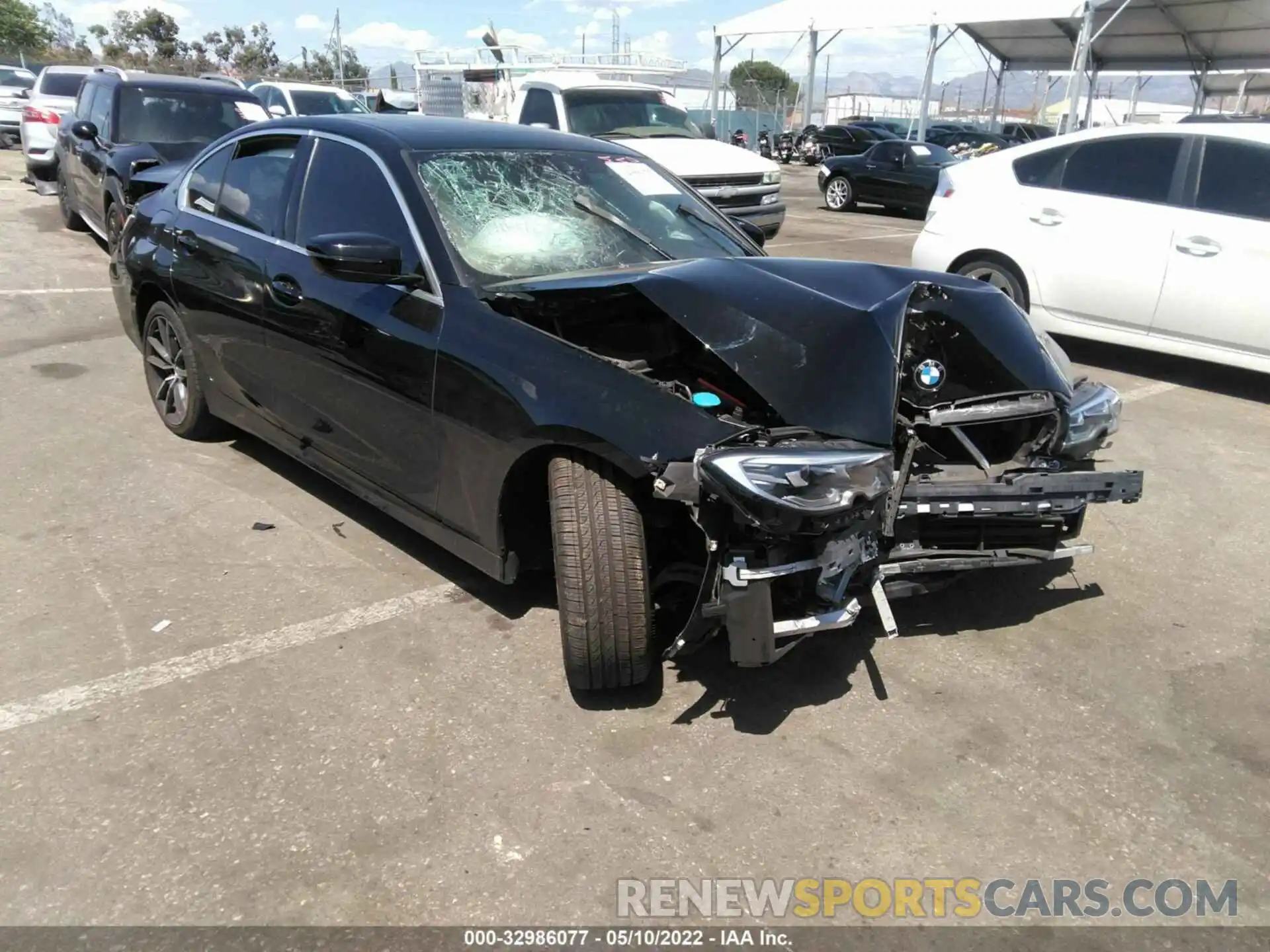 1 Photograph of a damaged car 3MW5R1J09M8B69166 BMW 3 SERIES 2021