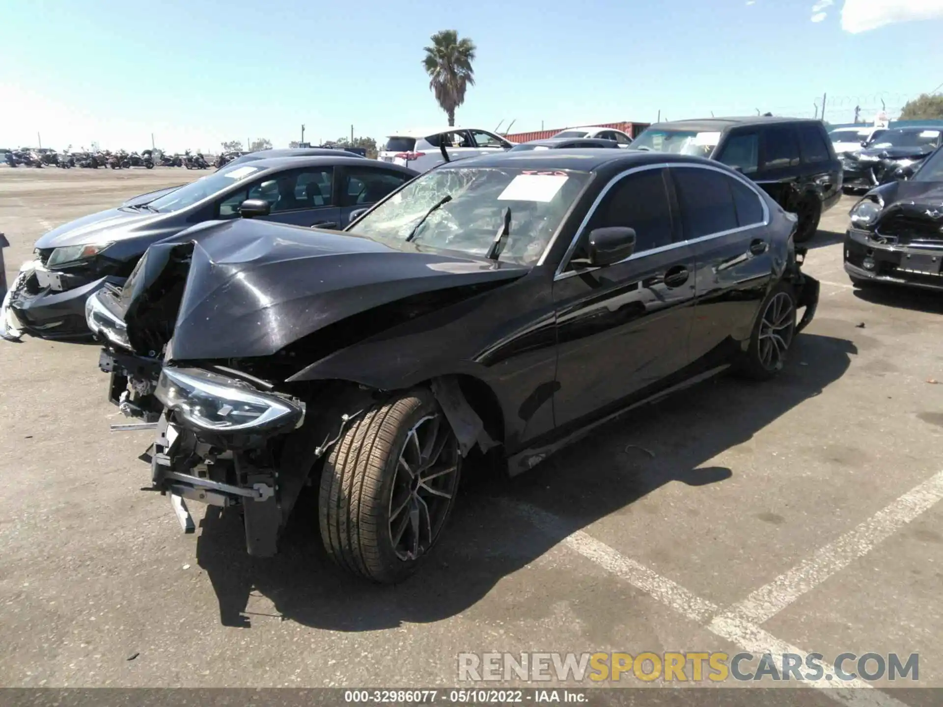 2 Photograph of a damaged car 3MW5R1J09M8B69166 BMW 3 SERIES 2021