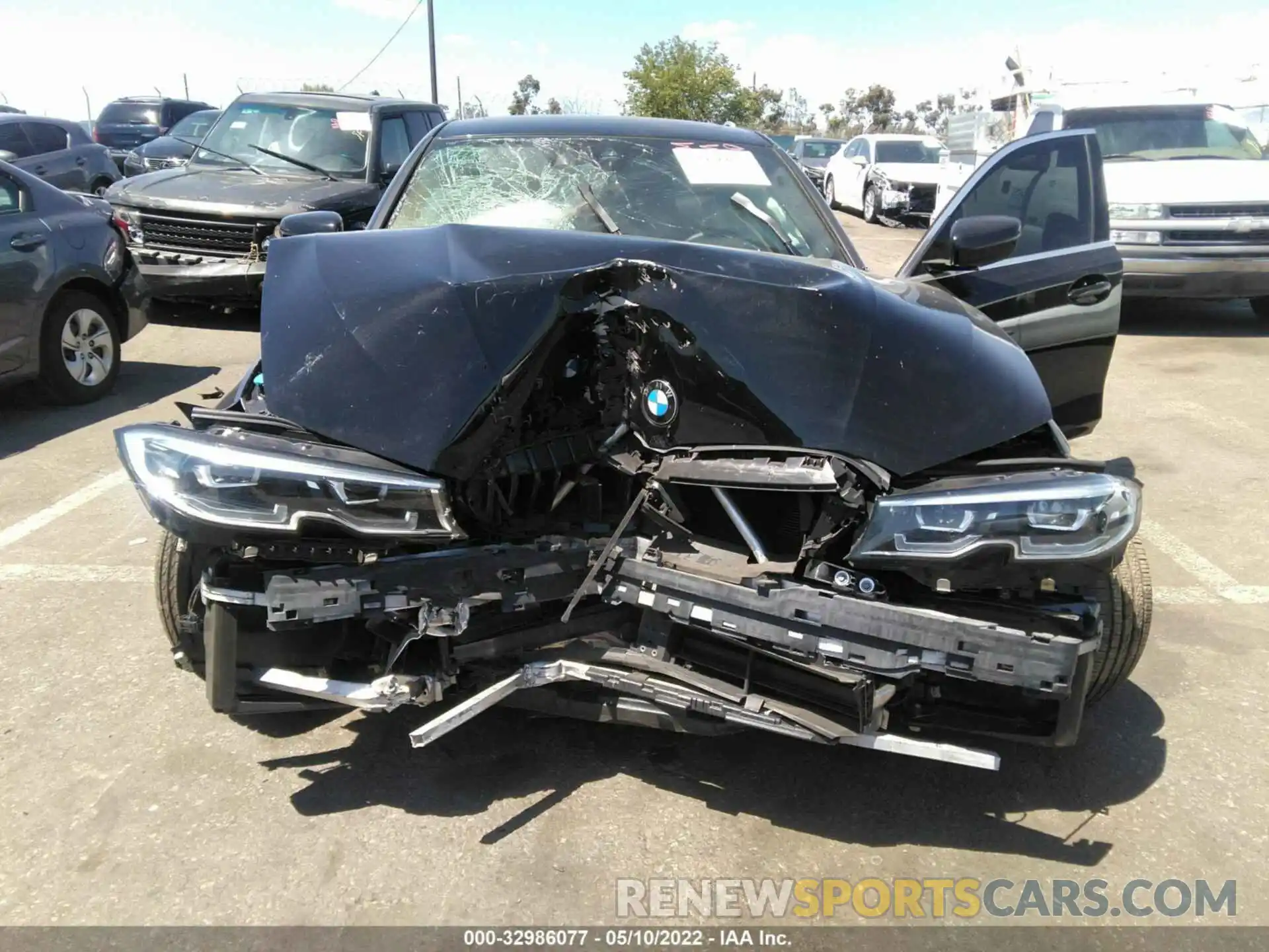 6 Photograph of a damaged car 3MW5R1J09M8B69166 BMW 3 SERIES 2021