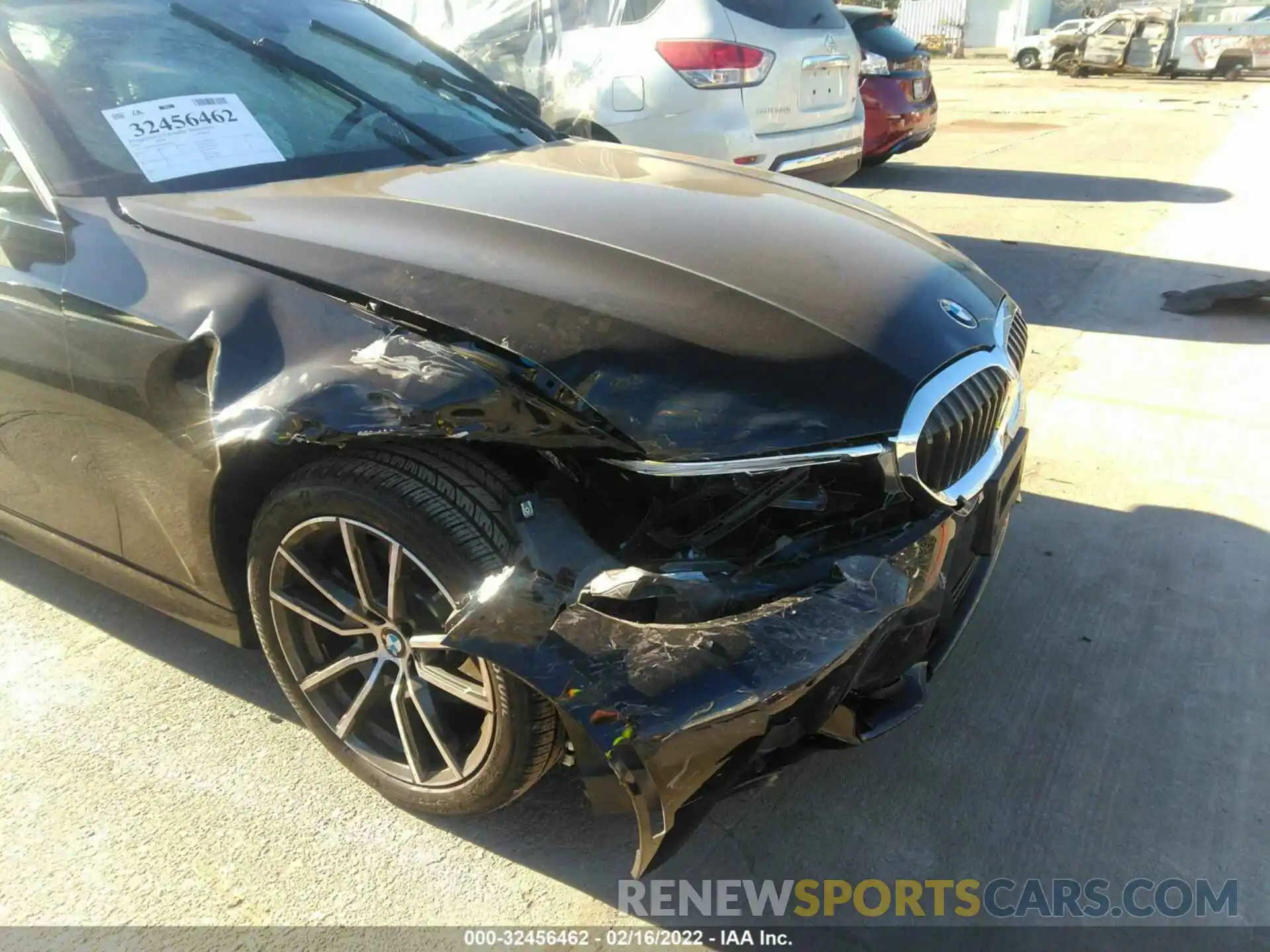 6 Photograph of a damaged car 3MW5R1J09M8B83651 BMW 3 SERIES 2021