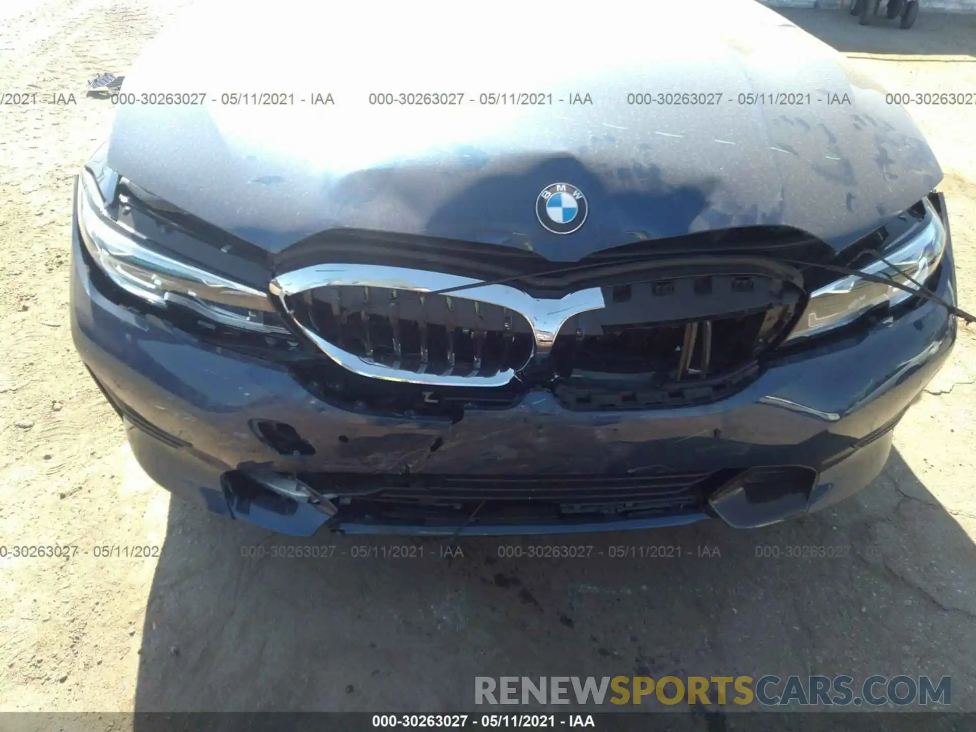 6 Фотография поврежденного автомобиля 3MW5R1J09M8B91944 BMW 3 SERIES 2021