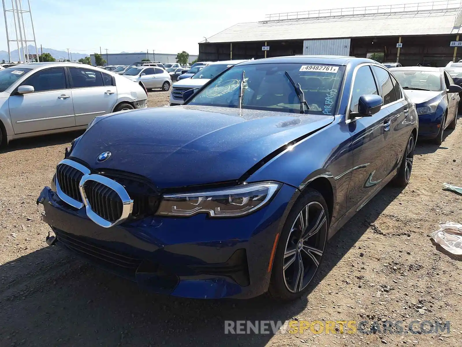 2 Photograph of a damaged car 3MW5R1J09M8B95895 BMW 3 SERIES 2021