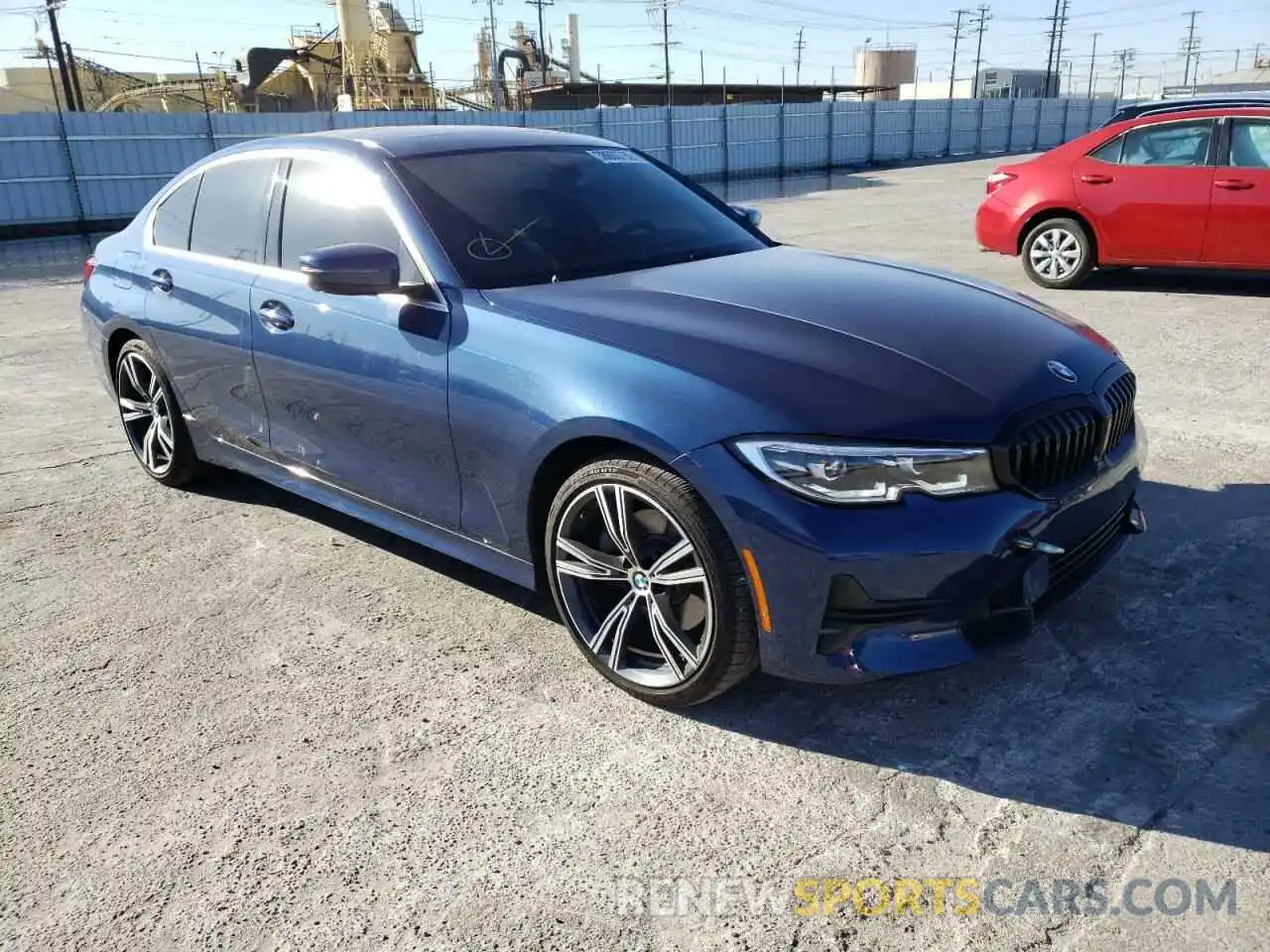 1 Photograph of a damaged car 3MW5R1J09M8C03011 BMW 3 SERIES 2021