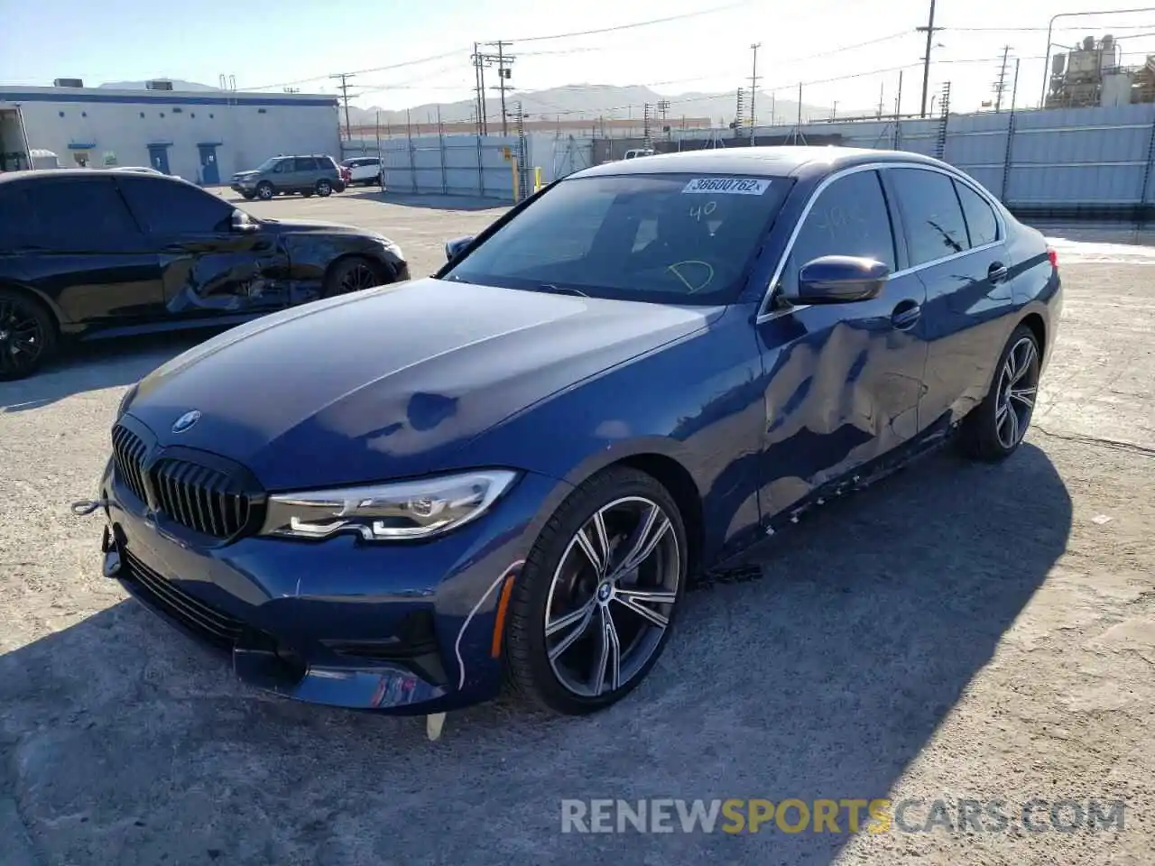 2 Photograph of a damaged car 3MW5R1J09M8C03011 BMW 3 SERIES 2021