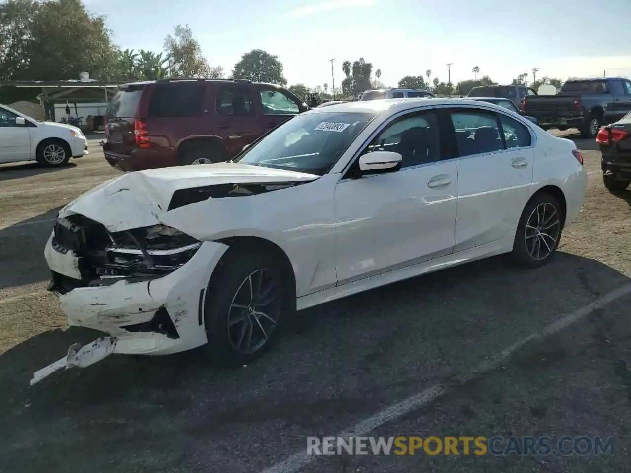 1 Photograph of a damaged car 3MW5R1J09M8C21721 BMW 3 SERIES 2021