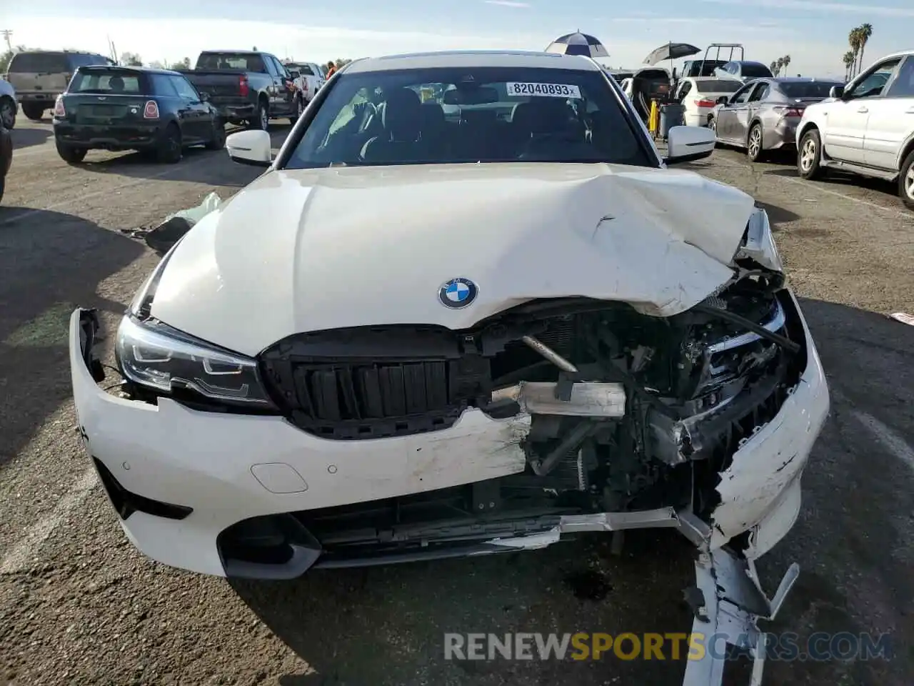 5 Photograph of a damaged car 3MW5R1J09M8C21721 BMW 3 SERIES 2021