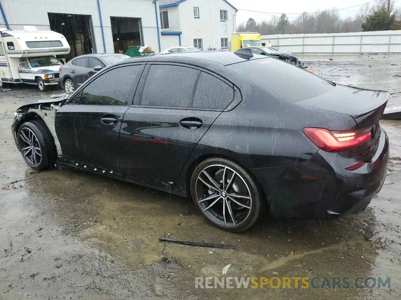 2 Photograph of a damaged car 3MW5R1J0XM8B55860 BMW 3 SERIES 2021