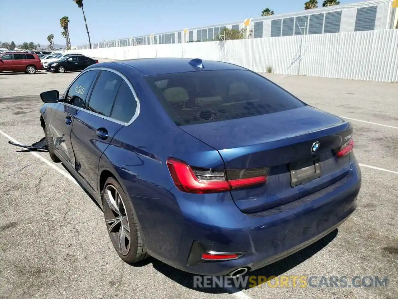 3 Photograph of a damaged car 3MW5R1J0XM8B56054 BMW 3 SERIES 2021