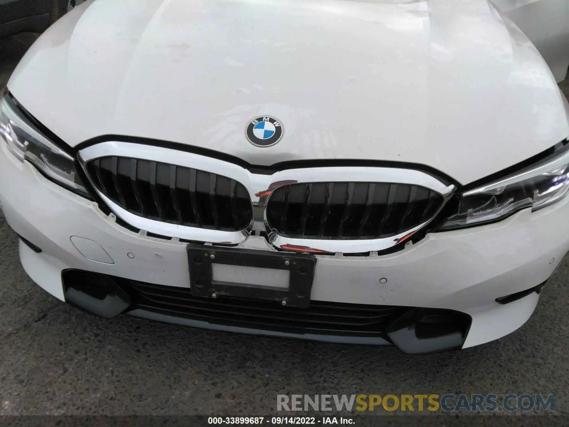 6 Photograph of a damaged car 3MW5R1J0XM8B68317 BMW 3 SERIES 2021