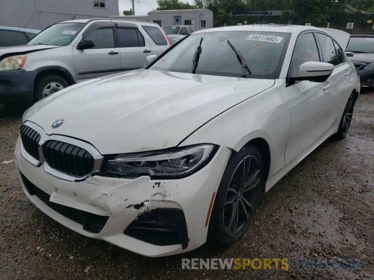 2 Photograph of a damaged car 3MW5R1J0XM8B73226 BMW 3 SERIES 2021