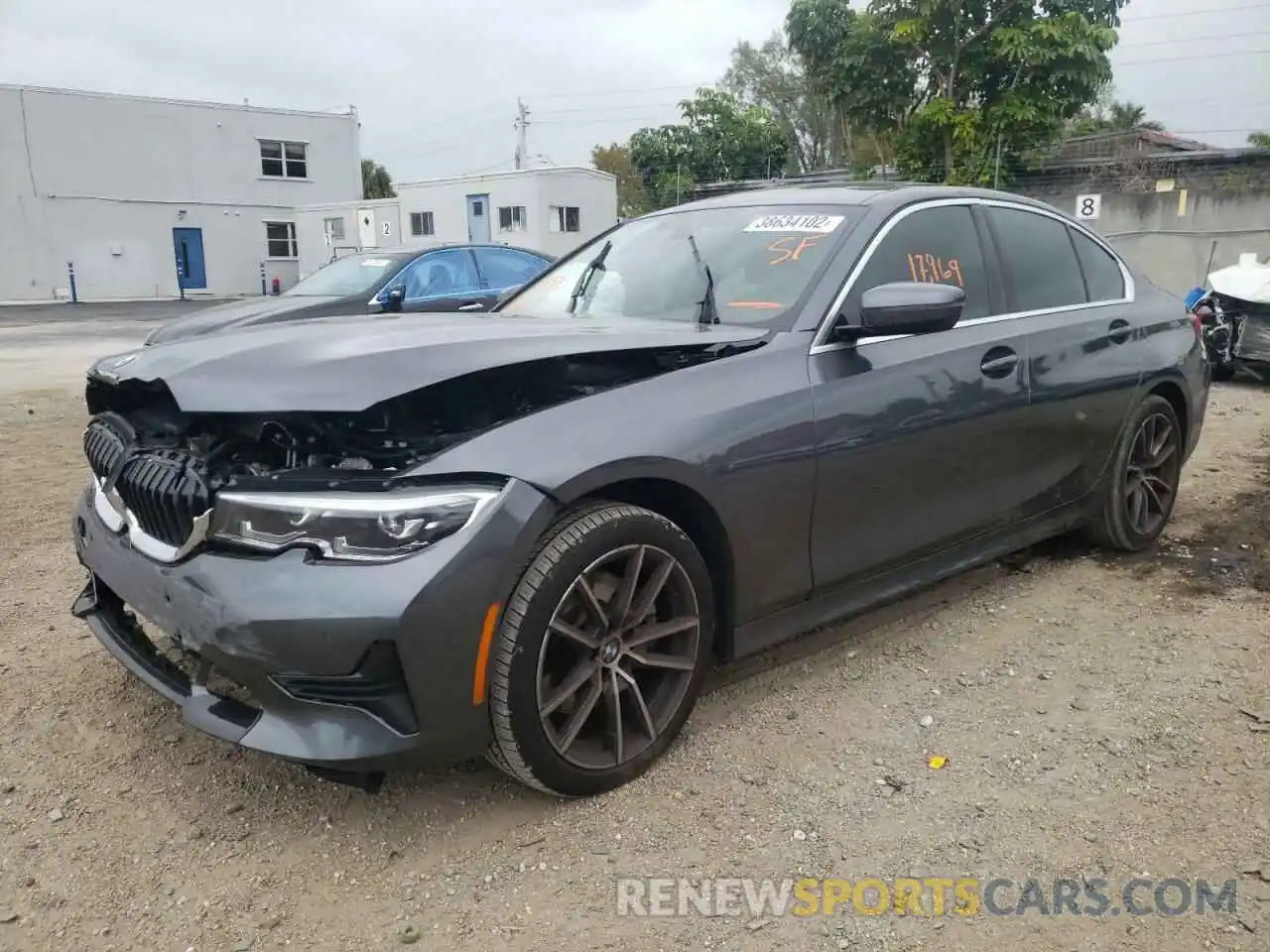 2 Photograph of a damaged car 3MW5R1J0XM8B94996 BMW 3 SERIES 2021