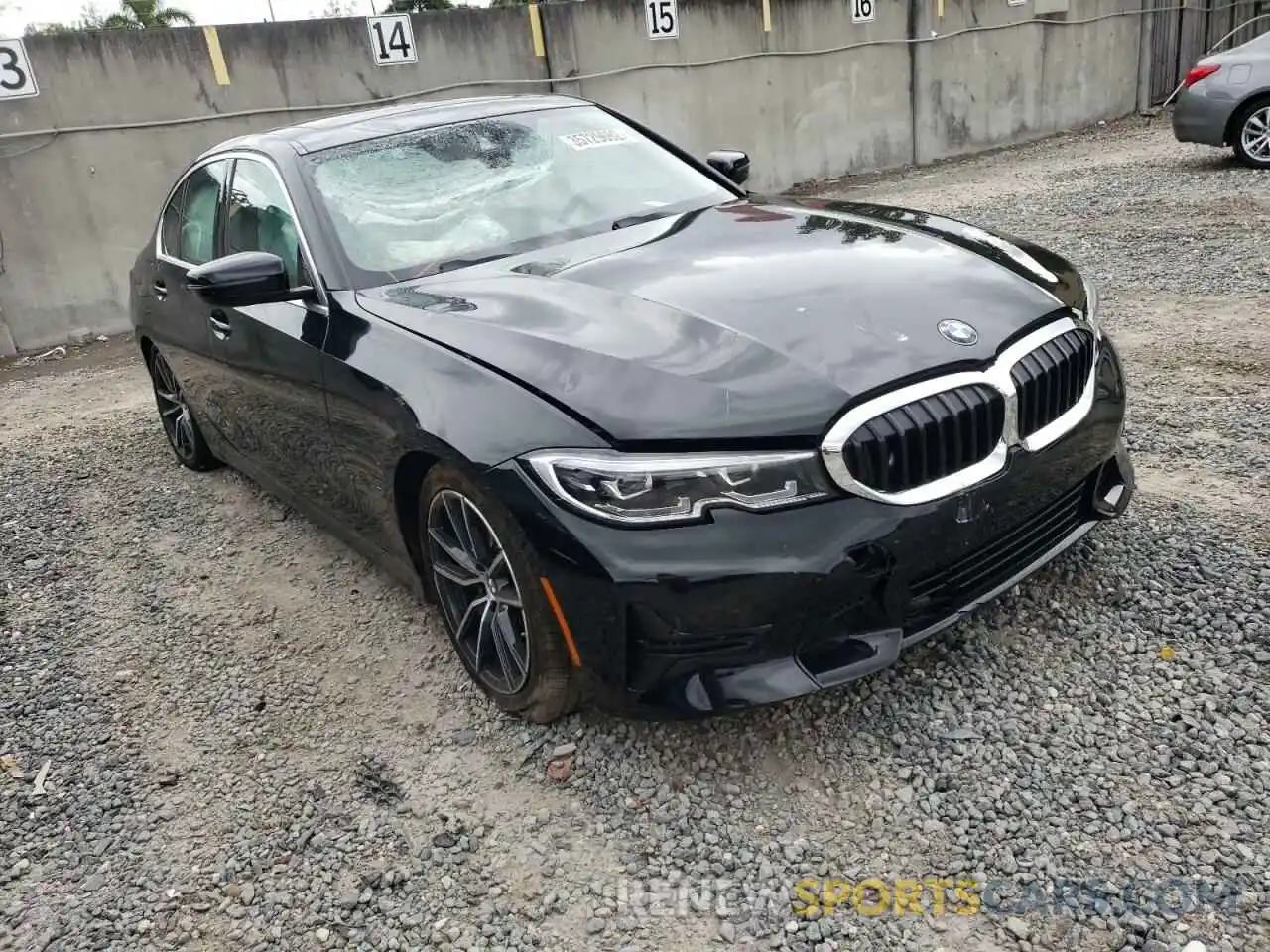 1 Photograph of a damaged car 3MW5R1J0XM8C07715 BMW 3 SERIES 2021